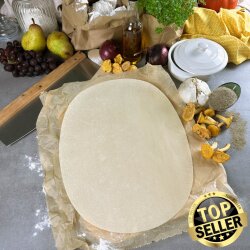 Premium dough base for wheat flour Flammkuchen  OVAL 38 x 29 cm 30 pieces